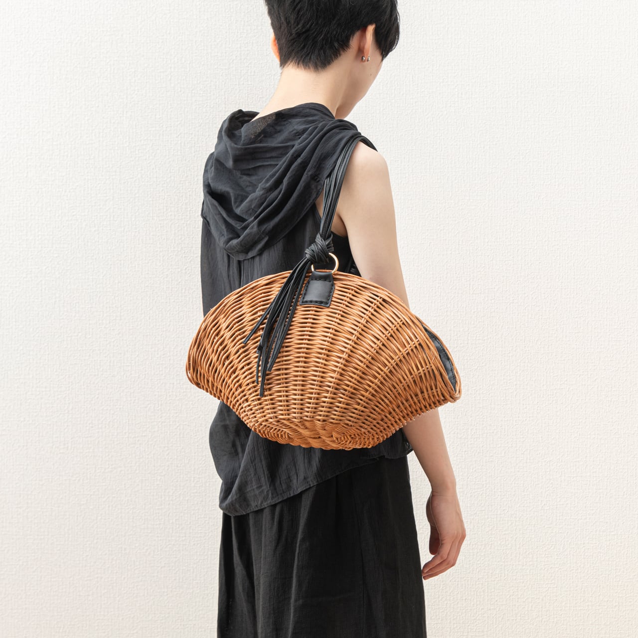 [Japanese brand] "ikot" classic series-"THE": Birkin inspired Rattan Shoulder/Hand bag