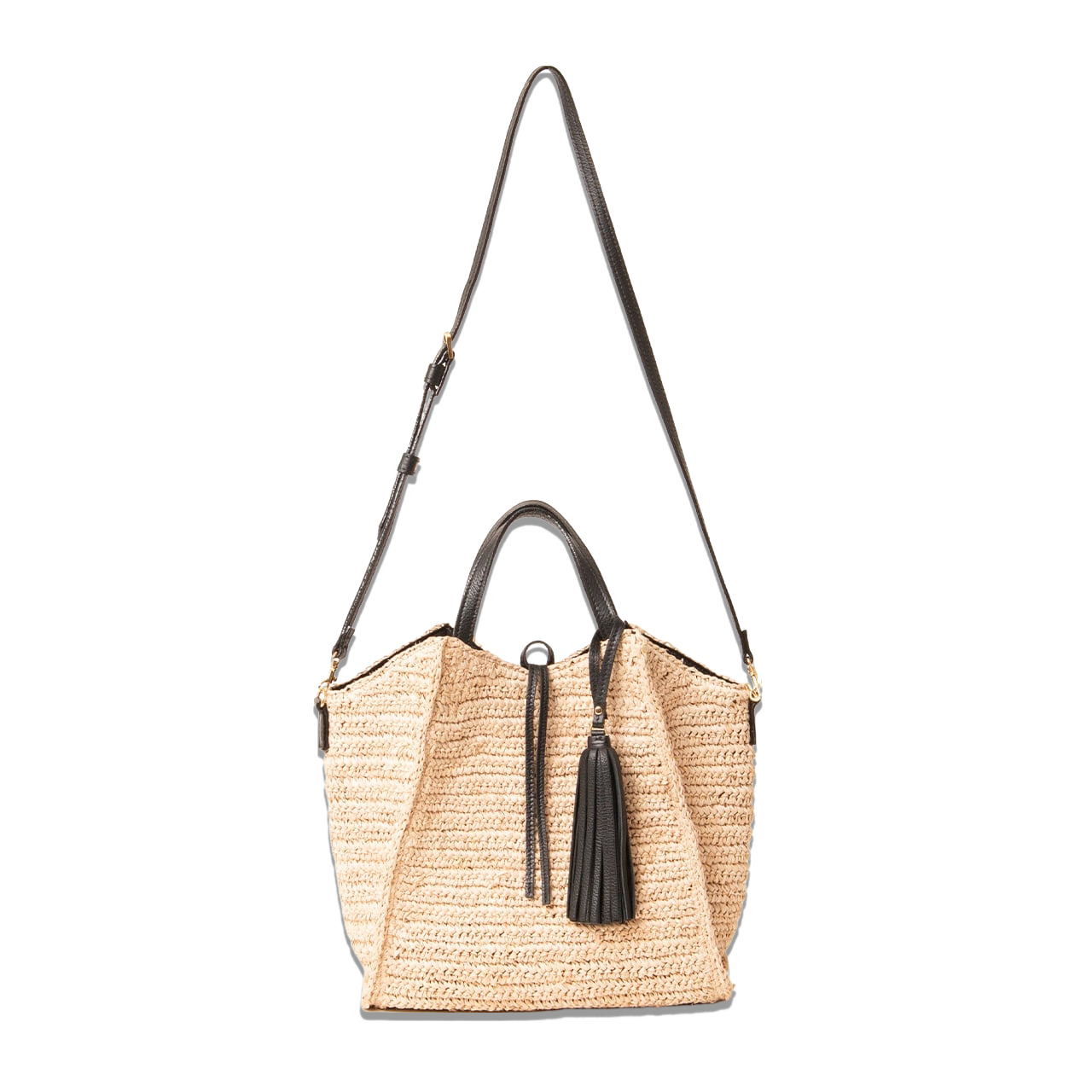 [Japanese brand] "ikot" Raffia Shoulder Tote bag 